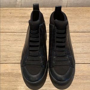 3.1 Phillip Lim Black Leather Sneakers